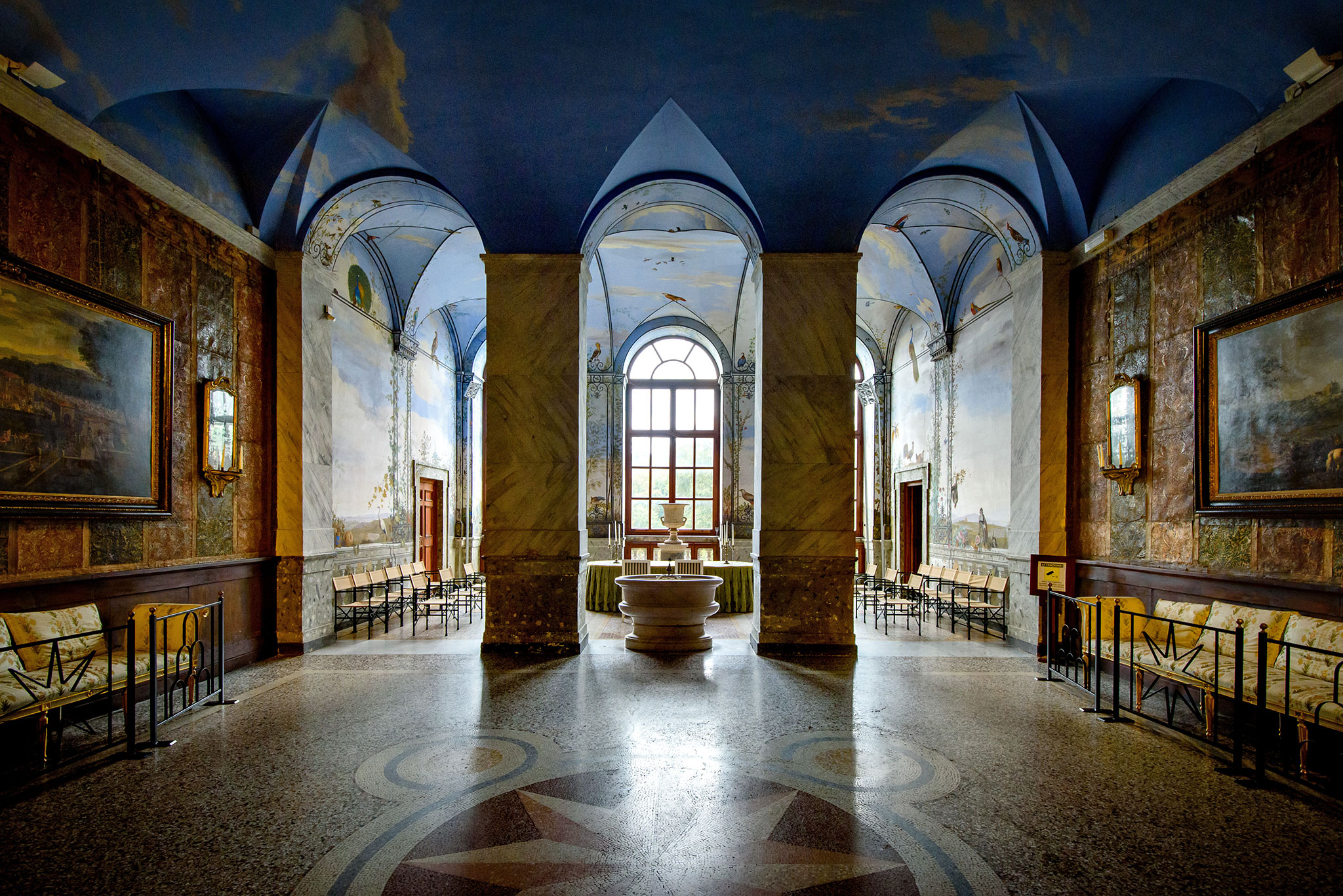 Palazzo Chigi ad Ariccia, Sala da Pranzo d'Estate